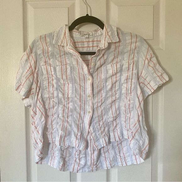 MADEWELL Crop Shirt - Picture 1 of 6